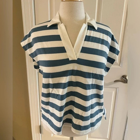 NWT Madewell cropped polo shirt-size small - Picture 3 of 7